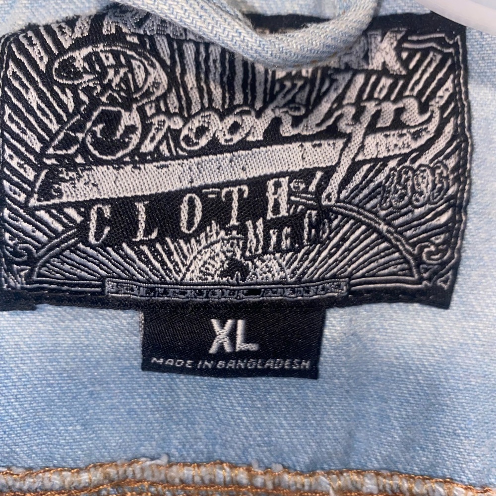 XL Drip Denim Jacket - Picture 4 of 5